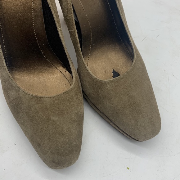 Calvin Klein Suede Taupe Heels Gabby Size 8 MCH4453E - Picture 2 of 13